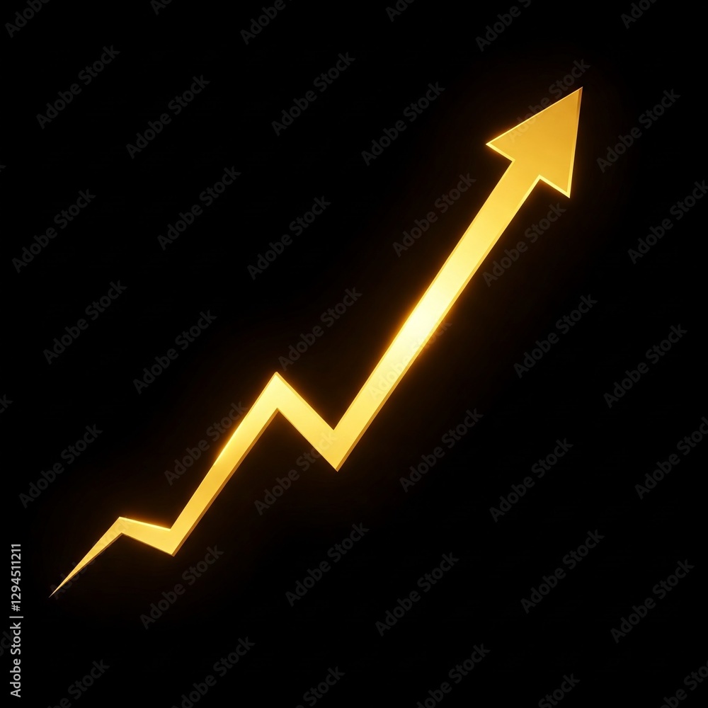 business graph with arrow business graph with arrow