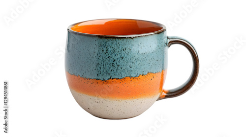 Wallpaper Mural Photo - Stylish Ceramic Mug with Earthy Tones and Unique Design Torontodigital.ca