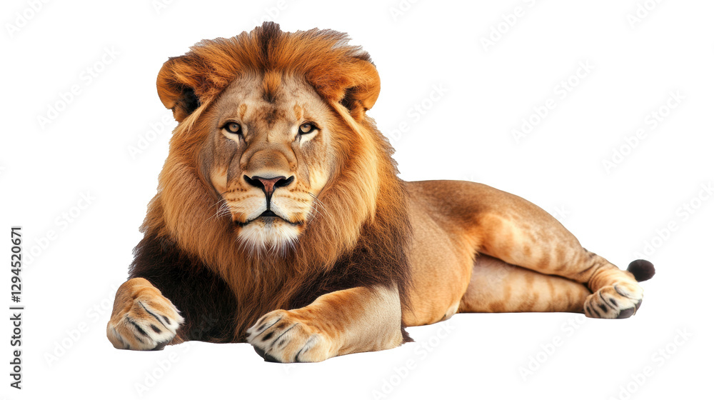 Obraz premium le roi lion, roi de la savane