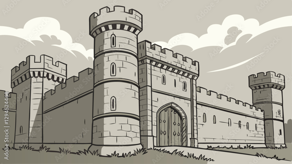 Fototapeta premium castle of the castle