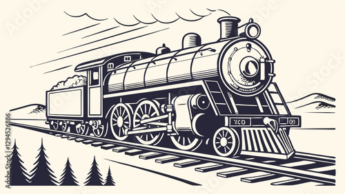 old steam locomotive