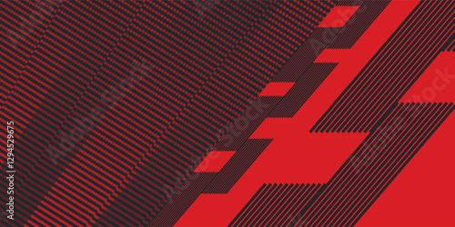 Background, contrast red and black color abstract template for business design. Technology style. You can use it for advertising, sports posters, templates,