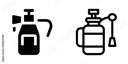 Efficient Garden Sprayer Icon Set – Vector Design Symbols