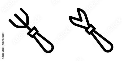 Precision Weeder Icon Set – Vector Design Symbols