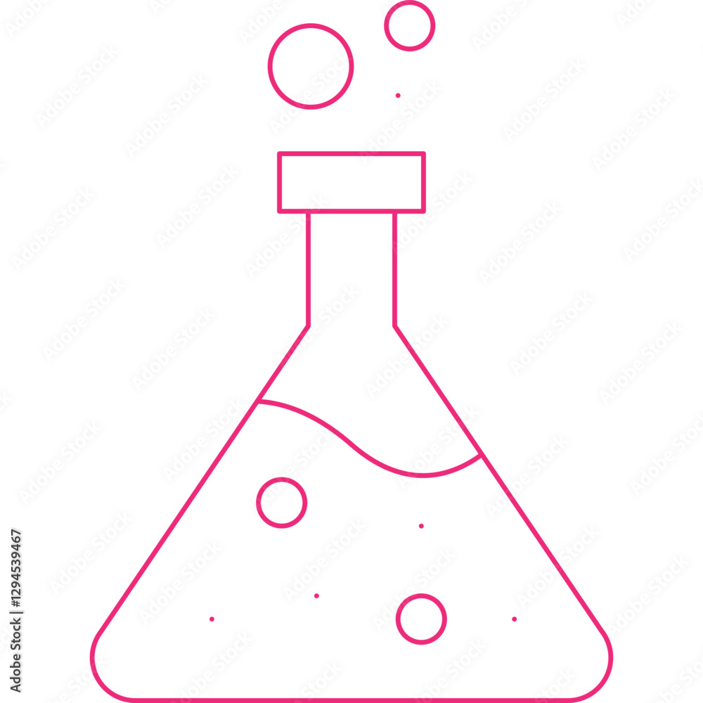 Chemistry icon single vector illustration