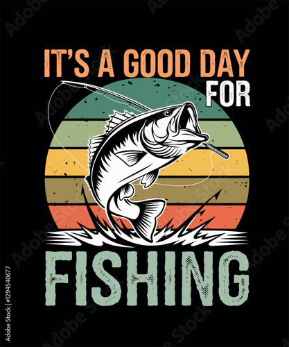 Fishing T-shirt Design