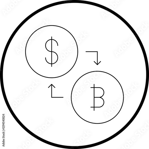 Conversion icon single vector illustration