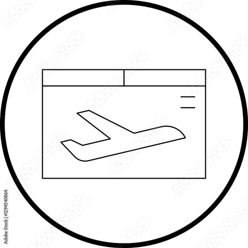 Departure icon single vector illustration