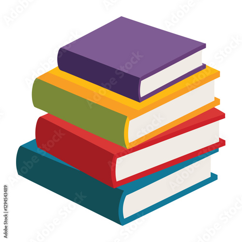 books vector