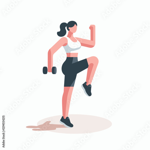 A clean and stylish design showcasing women performing bodyweight exercises for abs at home, emphasizing fitness and convenience. Perfect for guides and apps.