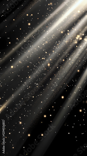 Wallpaper Mural Black background with diagonal light rays and metallic accents for luxury branding
 Torontodigital.ca