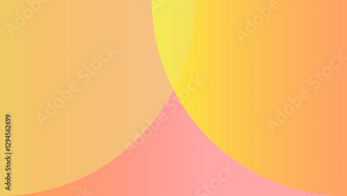 pink and yellow circular background