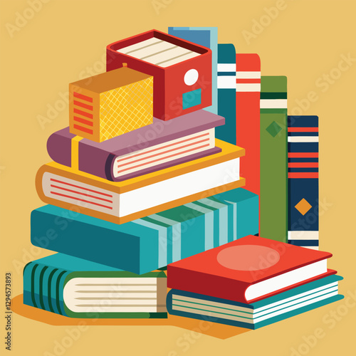 books vector