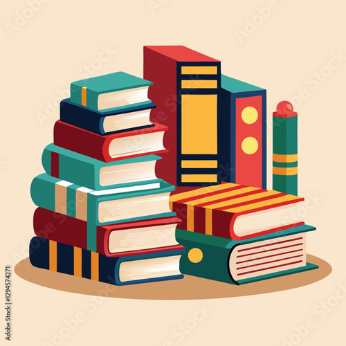 books vector