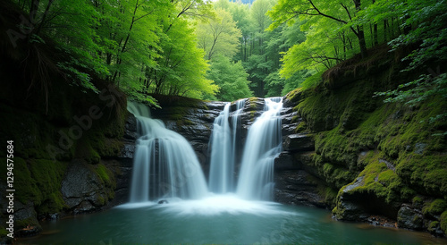 waterfall in the forest