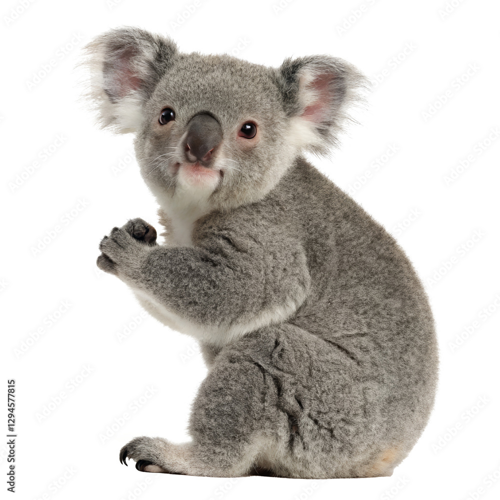 Obraz premium koala photo png, transparent background