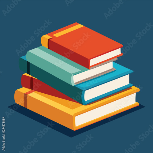 books vector