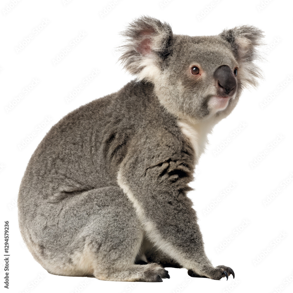 Fototapeta premium koala photo png, transparent background
