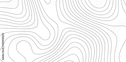 Abstract topographic contours map background .Topographic background and texture, monochrome image. Topography and geography map grid abstract backdrop. Business concept. Topography map concept.
