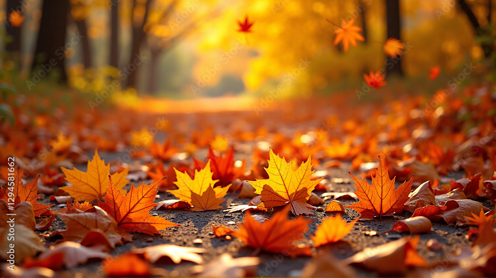 autumn leaves on the ground autumn leaves on the ground