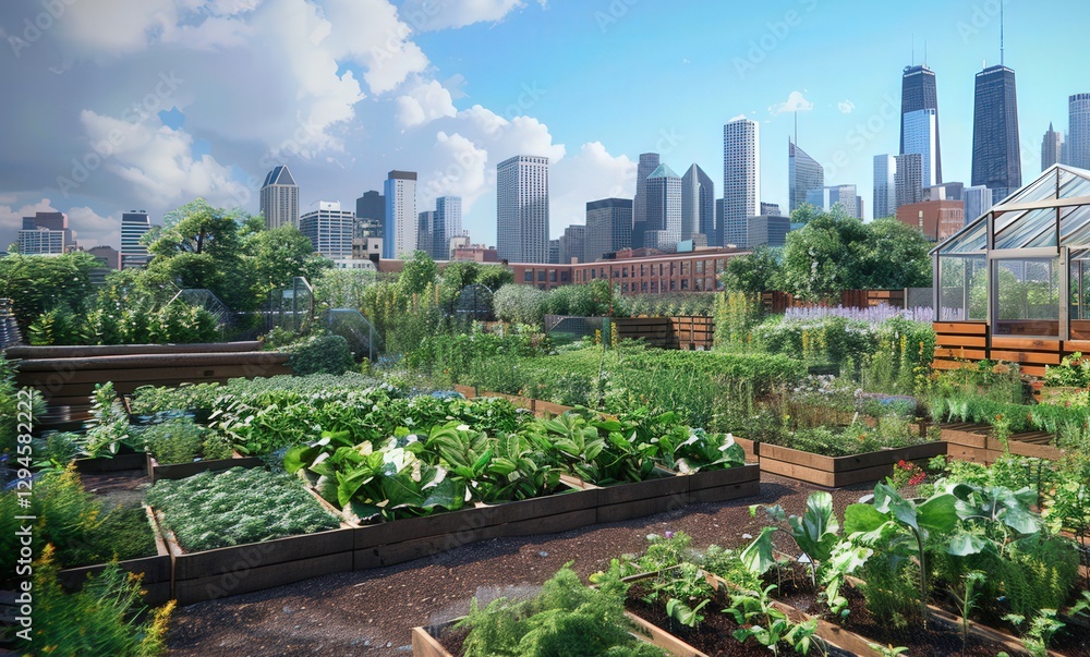Fototapeta premium Organic Fertilizer For Urban Gardening