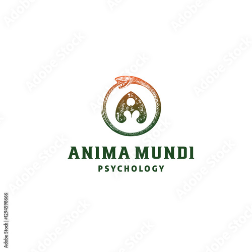 Jungian psychotherapy Medical & Pharmaceutical mystical element logo design