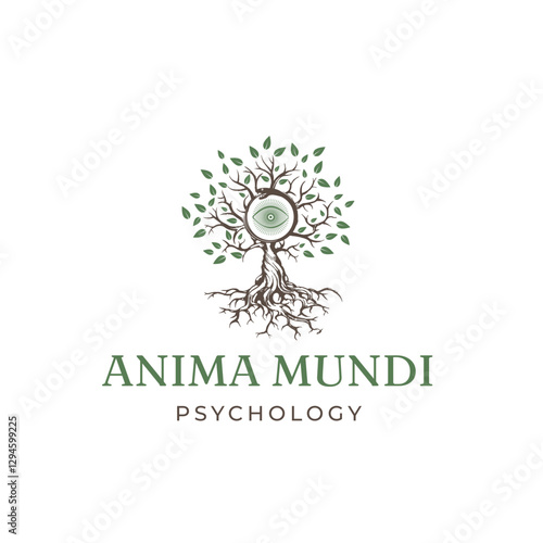 Jungian psychotherapy Medical & Pharmaceutical mystical element logo design