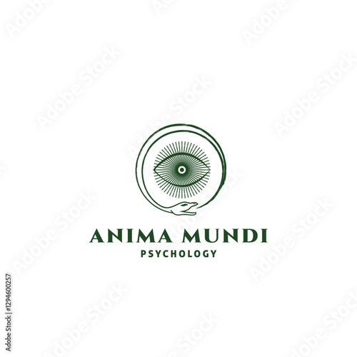 Jungian psychotherapy Medical & Pharmaceutical mystical element logo design
