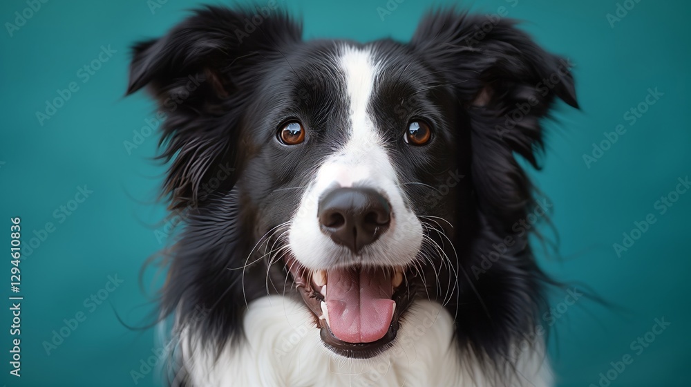 Fototapeta premium Portrait of a cute dog