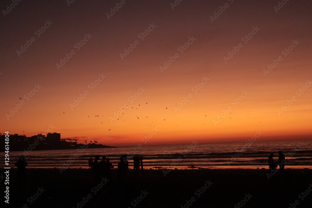 Fototapeta premium Sunset at Beach