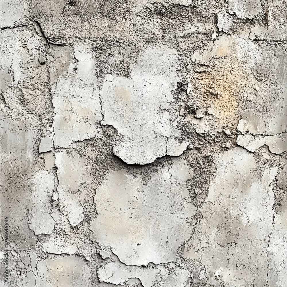 Fototapeta premium Concrete Texture Background with Cracked Grunge Details
