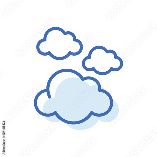 Clouds Vector icon