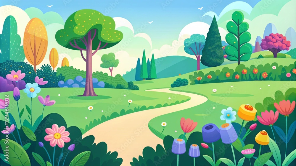 Fototapeta premium spring in the garden