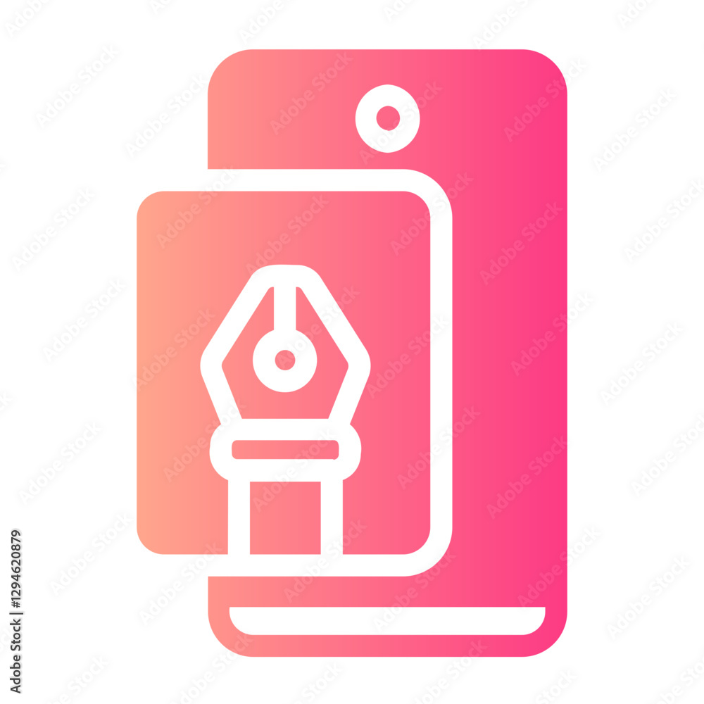 Smartphone gradient icon Smartphone gradient icon