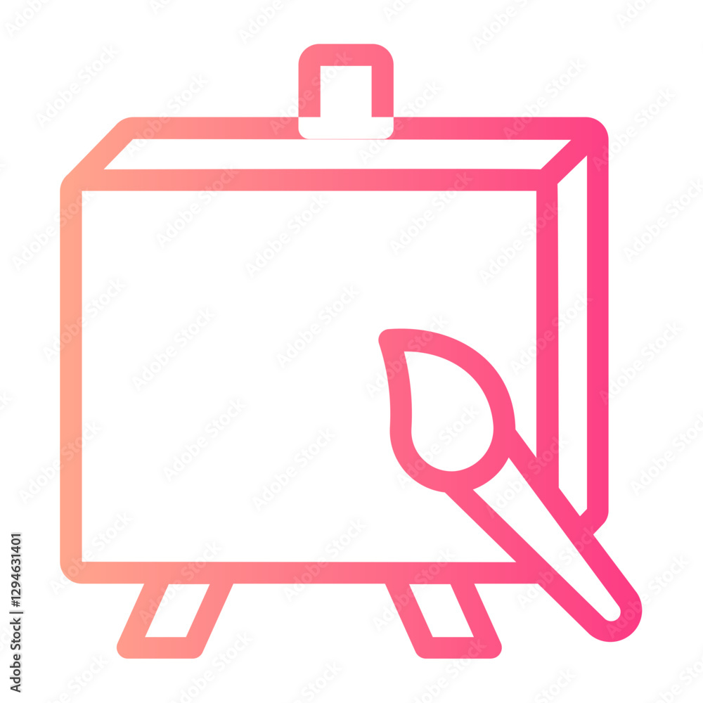 Canvas gradient icon Canvas gradient icon