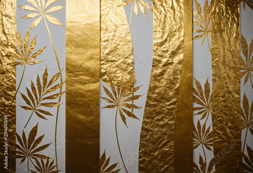 japanese-style gold leaf an...