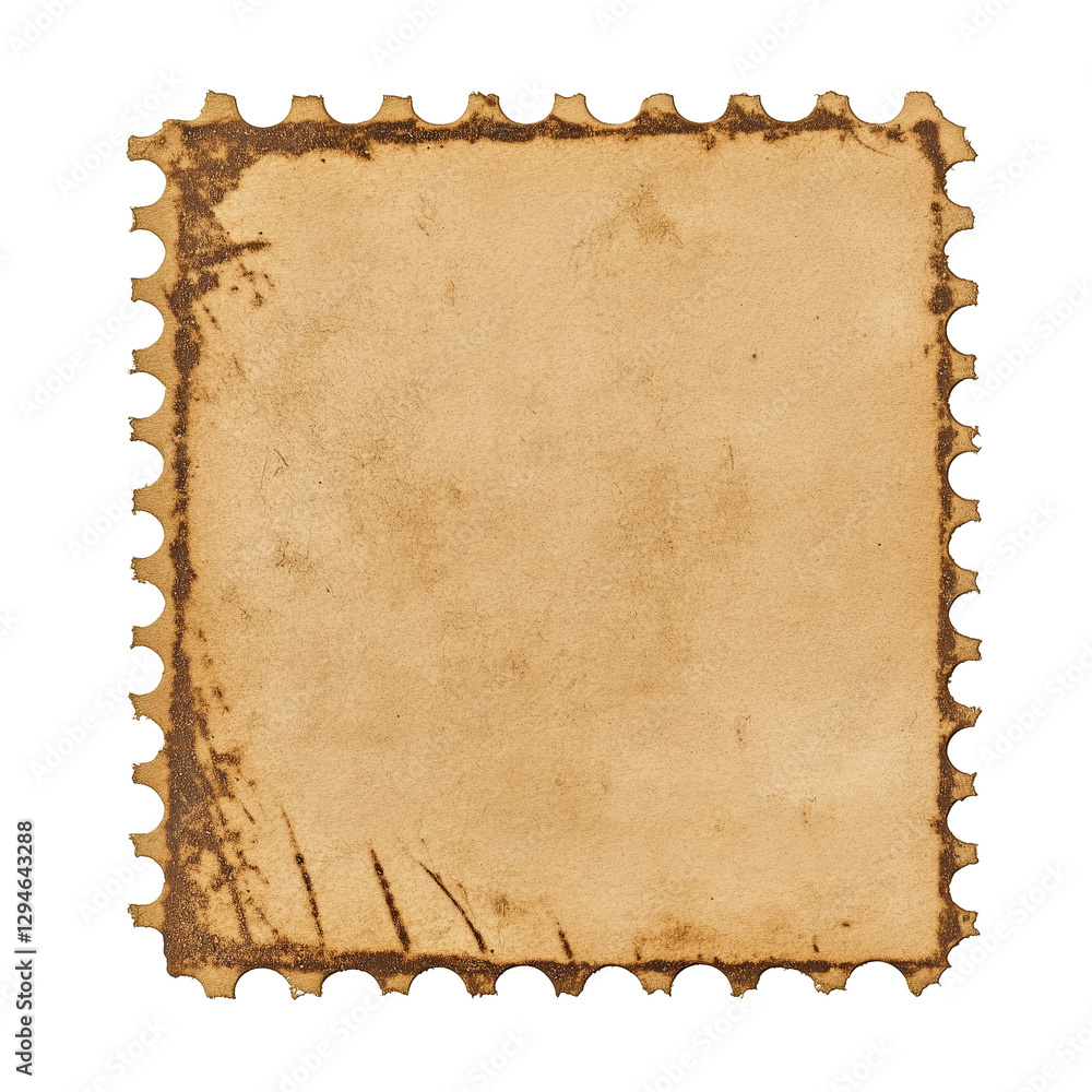 Fototapeta premium Vintage Blank Postage Stamp
