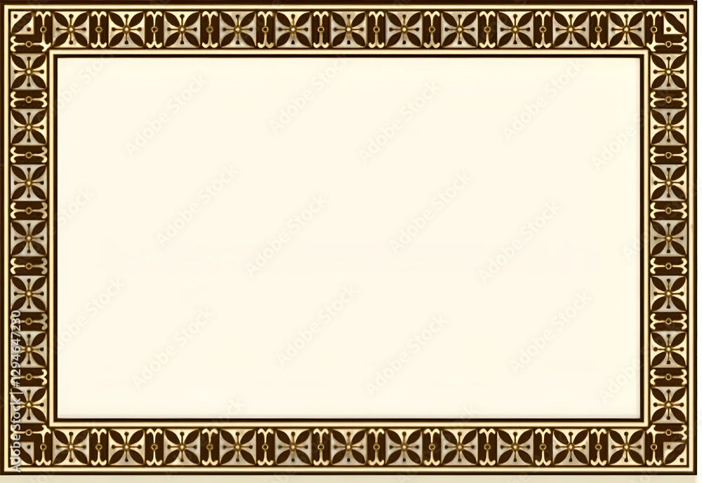 gold f decoration rame on background gold f decoration rame on background