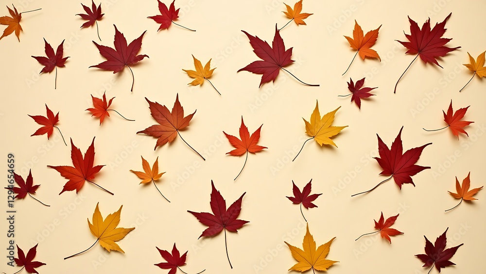 Autumn Leaves Pattern: A Colorful Display of Fall Foliage Autumn Leaves Pattern: A Colorful Display of Fall Foliage
