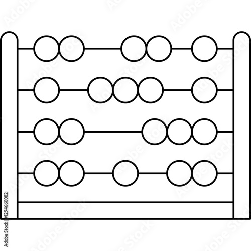 Arithmetic icon single vector illustration