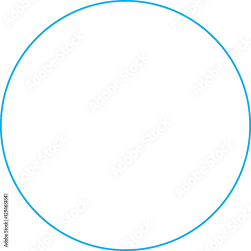 Circle icon single vector illustration