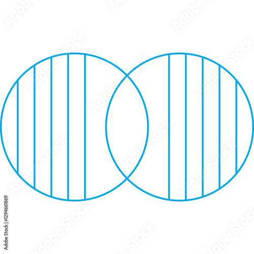 Discrete Math icon single vector illustration