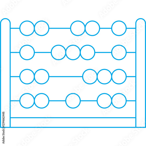 Arithmetic icon single vector illustration