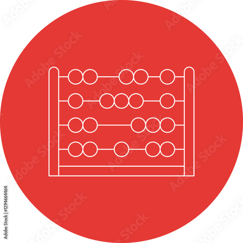 Arithmetic icon single vector illustration
