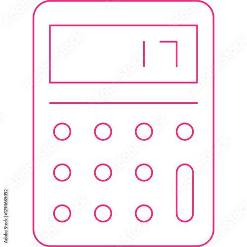 Calculator icon single vector illustration