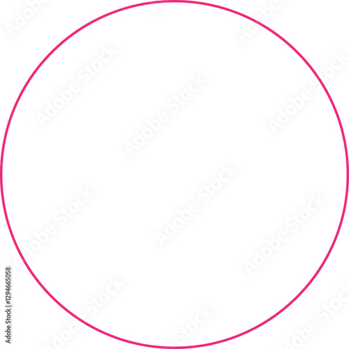 Circle icon single vector illustration