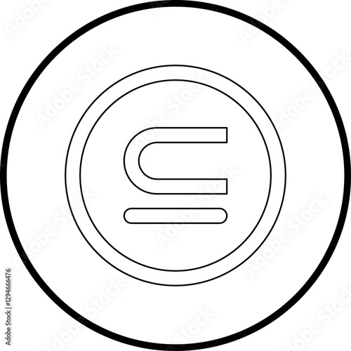 Subsets icon single vector illustration