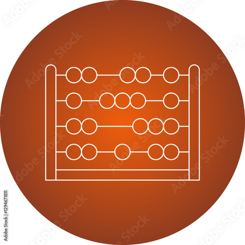 Arithmetic icon single vector illustration