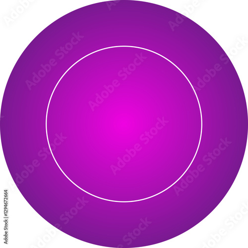 Circle icon single vector illustration