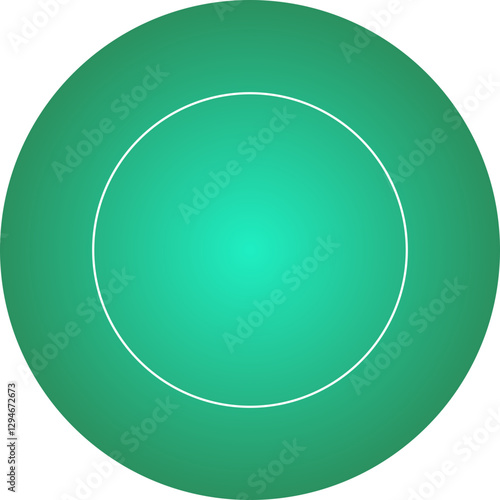 Circle icon single vector illustration